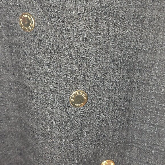 Sandro Ross Tweed Mini Dress in Black, Various sizes, NWT - Picture 3 of 7